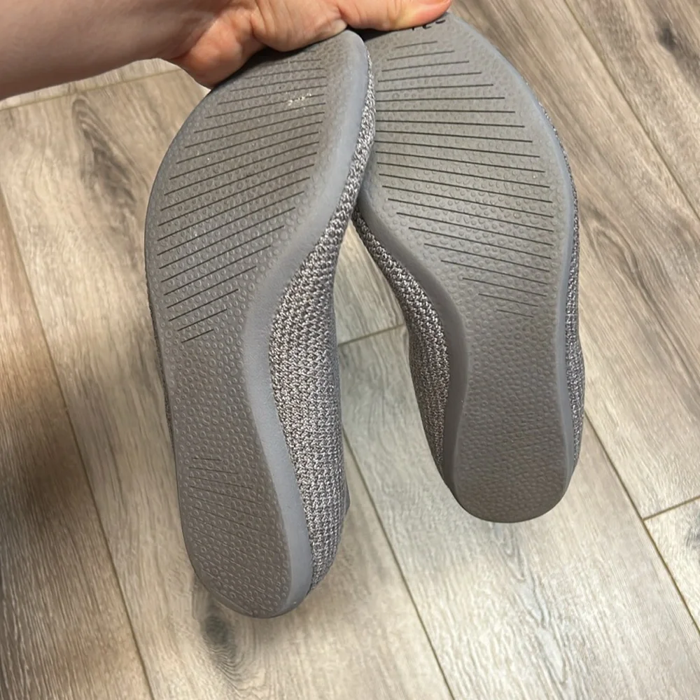 RARE Allbirds Tree Breezer Flats Seashell Gray Size 9 women - Picture 10 of 17